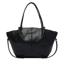 Torebka KARL LAGERFELD. Czarne shopperki damskie KARL LAGERFELD, bez wzorów, bez dodatków. Za 849.99 zł.