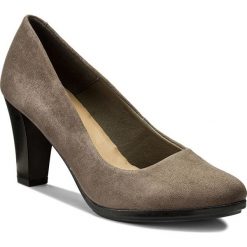 Czółenka i Szpilki LASOCKI ELA-01. Szare szpilki damskie Lasocki, bez wzorów, ze skóry, bez obcasa, na szpilce, bez zapięcia. Za 189.99 zł.