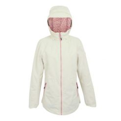 Kurtka przeciwdeszczowa damska REGATTA Hamara IV. Białe kurtki sportowe damskie Regatta, bez wzorów, bez ramiączek, bez kaptura, trekkingowe. Za 249.99 zł.