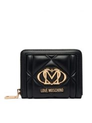 LOVE MOSCHINO Portfel JC5641PP1OLC0000 Czarny. Czarne portfele damskie Love Moschino, ze skóry. Za 459.99 zł.