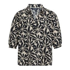 Damska Koszula W Abstrakcyjne Kwiaty Nofino. Brązowe koszule damskie Regatta, bez wzorów, sportowe, bez kołnierzyka, bez ramiączek. Za 181.99 zł.