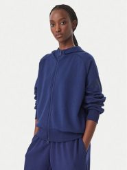 Adidas Bluza Soft Lux KR2747 Niebieski Loose Fit. Niebieskie bluzy damskie Adidas, xl, bez wzorów, z syntetyku, bez ramiączek, bez kaptura. Za 349.99 zł.