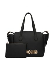 LOVE MOSCHINO Torebka JC4243PP0OKD0000 Czarny. Czarne shopperki damskie Love Moschino, bez wzorów, ze skóry, bez dodatków. Za 1,099.00 zł.