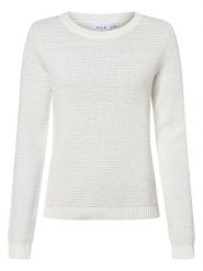 Vila Sweter Kobiety Bawełna biały, S. Białe swetry nierozpinane damskie Vila, s, bez wzorów, z bawełny, bez kołnierzyka, bez ramiączek. Za 179.95 zł.