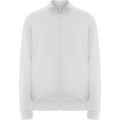 Bluza Unisex Dla Dorosłych Ulan Z Pełnym Zamkiem Błyskawicznym. Białe bluzy męskie ROLY, l, bez wzorów, bez ramiączek, bez kaptura. Za 110.99 zł.
