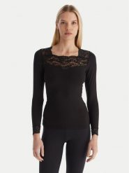 Ysabel Mora Bielizna termoaktywna górna 70005 Czarny Slim Fit. Czarna koszule nocne damskie ysabel mora, bez wzorów, z syntetyku, bez ramiączek. Za 129.99 zł.