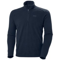 Sweter 1/2 zip Helly Hansen Daybreaker. Niebieskie swetry męskie Helly Hansen, bez wzorów, sportowe, bez kołnierzyka, bez ramiączek. Za 365.00 zł.