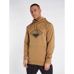 Bluza techniczna męska z kapturem Protest Prtissyk. Brązowe bluzy męskie Protest, m, bez wzorów, bez ramiączek, z kapturem. W wyprzedaży za 277.49 zł.