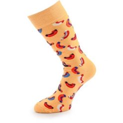 Oryginalne kolorowe i wygodne skarpetki Hot Dog 36-40. Czerwone skarpetki damskie ZEAGLE, bez wzorów, z bawełny. Za 111.99 zł.