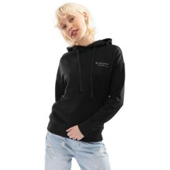 Bluza dresowa z kapturem Lifestyle damska SIROKO Panther-W. Czarne bluzy damskie SIROKO, xs, bez wzorów, z bawełny, sportowe, bez ramiączek, z kapturem. Za 190.00 zł.