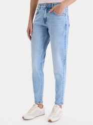 Beverly Hills Polo Club Jeansy W126-BHLTR-1002-22D Niebieski Slim Fit. Niebieskie jeansy damskie Beverly Hills Polo Club, bez wzorów, z bawełny. Za 179.99 zł.
