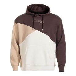 Oversize Bluza z Kapturem z Ribbowym Dołem i Manżetami Joma Mimetic. Brązowe bluzy damskie Joma, na zimę, m, bez wzorów, z bawełny, eleganckie, bez ramiączek, z kapturem. Za 164.70 zł.