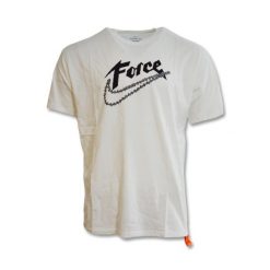 Koszulka Nike Force Swoosh M90 T-shirt. Białe bluzki damskie Nike, m, bez wzorów, sportowe, bez kołnierzyka, bez ramiączek. Za 111.00 zł.