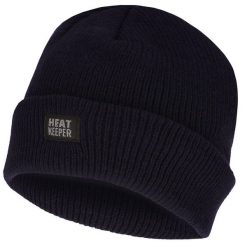 Czapka termiczna męska rozmiar uniwersalny. Czarne czapki męskie HEAT KEEPER, bez wzorów. Za 113.54 zł.