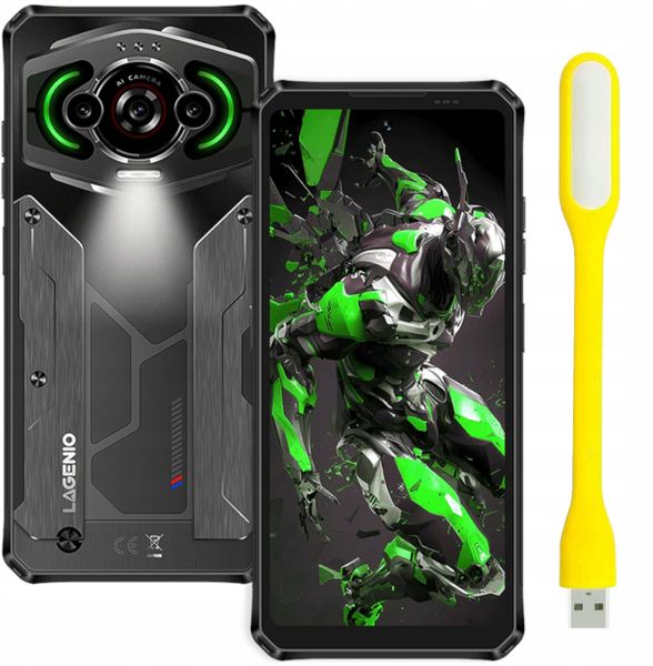 Smartfon THD Smartphone Lagenio Panther 1 4/128GB Black (Panther_1/BK). Czarne smartfony THD. Za 735.03 zł.