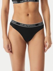 Emporio Armani Underwear Komplet fig brazylijskich EW000404 AF19026 MC005 Czarny. Czarne majtki damskie Emporio Armani Underwear, z bawełny. Za 159.99 zł.