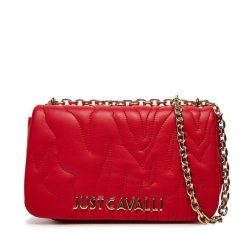 Torebka Just Cavalli. Czerwone torebki do ręki damskie Just Cavalli, bez wzorów, bez dodatków. Za 439.99 zł.