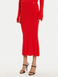 Patrizia Pepe Spódnica midi 8G0423/K9J5-R835 Czerwony Regular Fit. Czerwone spódnice damskie Patrizia Pepe, bez wzorów, z wiskozy, midi. Za 879.99 zł.