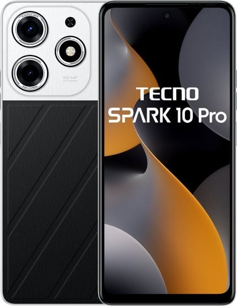 Smartfon Tecno Spark 10 Pro 8/256GB Czarno-srebrny (Lunar Eclipse KI7). Czarne smartfony Tecno. Za 759.68 zł.