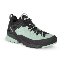 Buty podejściowe damskie AKU Rock DFS GTX. Zielone obuwie trekkingowe damskie Aku, bez zapięcia. Za 599.99 zł.