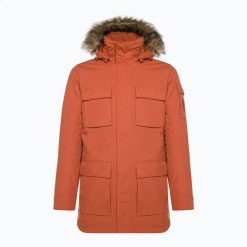 Kurtka zimowa męska Jack Wolfskin Glacier Canyon Parka. Brązowe parki męskie Jack Wolfskin, na zimę, m, bez wzorów, sportowe, bez kołnierzyka, bez kaptura. Za 879.99 zł.