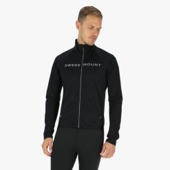 Kurtka rowerowa Mężczyzna Swedemount Giro 3L Jacket wodoodporny. Czarne kurtki męskie SWEDEMOUNT, l, bez wzorów, z tkaniny, bez kaptura, na fitness i siłownię. Za 499.99 zł.