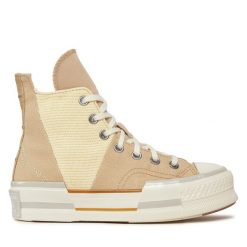 Trampki Converse. Brązowe trampki i tenisówki damskie Converse, bez wzorów, bez zapięcia. Za 499.99 zł.