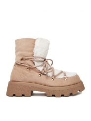 DeeZee Śniegowce 13211-5 Beżowy. Brązowe śniegowce damskie DeeZee, z materiału, bez zapięcia. Za 239.99 zł.