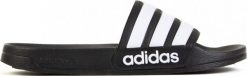 Adidas Klapki adidas Adilette Shower GZ5922 GZ5922 czarny 42. Czarne klapki męskie Adidas, bez wzorów, bez zapięcia. Za 100.48 zł.