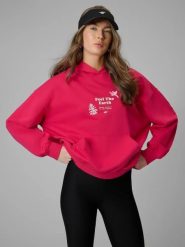 Bluza dresowa loose z kapturem damska 4F 4FRSS26TSWSF2836. Brązowe bluzy damskie 4F, s, bez wzorów, z bawełny, bez ramiączek, z kapturem. Za 149.99 zł.