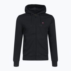 Bluza męska Napapijri Balis Fzh Sum. Czarne bluzy męskie Napapijri, m, bez wzorów, casualowe, bez ramiączek, bez kaptura. W wyprzedaży za 393.25 zł.