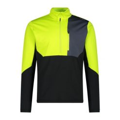 Golf męski techniczny CMP 34L1537. Czarne swetry męskie CMP, l, bez wzorów, sportowe, bez kołnierzyka, bez ramiączek. Za 290.50 zł.