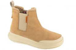 Buty zimowe damskie, Marquette Thermo Pull On WP. Brązowe obuwie trekkingowe damskie Merrell, z materiału, bez zapięcia. Za 499.99 zł.
