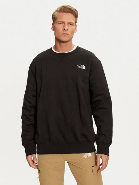 The North Face Bluza Essential NF0A89ET Czarny Regular Fit. Czarne bluzy męskie The North Face, m, bez wzorów, z bawełny, bez ramiączek, bez kaptura. Za 246.99 zł.