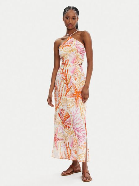 Seafolly Sukienka letnia La Mer 55423-DR Kolorowy Regular Fit. Sukienki damskie Seafolly, na lato, l, bez wzorów, z wiskozy, bez kołnierzyka, bez ramiączek. Za 359.99 zł.