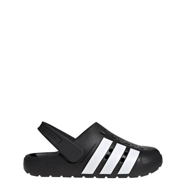 Klapki Adilette Clog 2.0. Białe klapki damskie Adidas, bez wzorów, sportowe, bez obcasa, bez zapięcia. Za 199.00 zł.