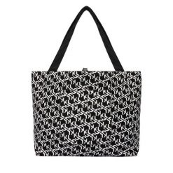 Torebka Karl Lagerfeld Jeans. Czarne shopperki damskie Karl Lagerfeld Jeans, bez wzorów, z jeansu, bez dodatków. Za 339.99 zł.