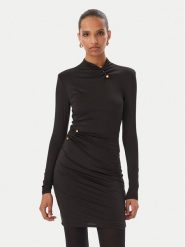 Marciano Guess Sukienka koktajlowa G6BK20 K6523 Czarny Slim Fit. Czarne sukienki damskie Marciano Guess, z aplikacjami, z syntetyku, wizytowe, bez kołnierzyka, bez ramiączek. Za 662.99 zł.