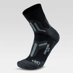 Skarpety trekkingowe damskie Uyn Trekking 2IN Merino. Czarne skarpetki damskie UYN, bez wzorów. Za 139.99 zł.