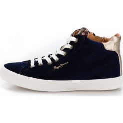 Pepe Jeans Damskie tenisówki PLS30768_aw18 38 ciemny niebiesk. Trampki i tenisówki damskie Pepe Jeans, bez wzorów, z jeansu, bez zapięcia. W wyprzedaży za 273.00 zł.
