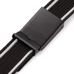 Pasek parciany PAOLO PERUZZI PW-10-105 cm czarny. Czarne paski męskie Paolo Peruzzi, z materiału. Za 34.99 zł.