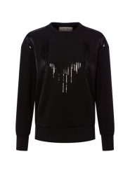MOS MOSH Bluza - MMNeve Kobiety Sztuczne włókno czarny, XS. Czarne bluzy damskie Mos Mosh, xs, bez wzorów, z wiskozy, bez ramiączek, bez kaptura. Za 329.95 zł.