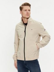 Tommy Jeans Kurtka przejściowa Essential Casual DM0DM15382 Beżowy Regular Fit. Brązowe kurtki męskie Tommy Jeans, m, bez wzorów, z jeansu, casualowe, bez kaptura. Za 399.99 zł.