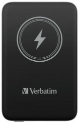 Verbatim Charge `n` Go 15W 10000mAh Wireless Magnetic czarny. Czarne powerbanki . Za 199.90 zł.