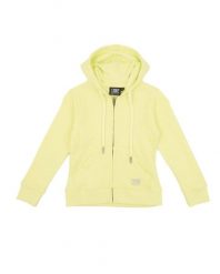 Bluza z bawełna z kaptur na co dzień na siłownię. Żółte bluzy damskie LEONE 1947 APPAREL, bez wzorów, z bawełny, bez ramiączek, bez kaptura. Za 126.26 zł.
