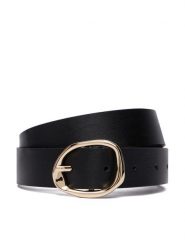 Tommy Hilfiger Pasek Th Sculpt 3.0 AW0AW18697 Czarny. Czarne paski damskie Tommy Hilfiger, bez wzorów, ze skóry. Za 269.99 zł.