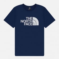 Koszulka Sportowa The North Face Half Dome. Niebieskie koszulki sportowe męskie The North Face, m, bez wzorów, z bawełny, bez ramiączek. Za 223.00 zł.