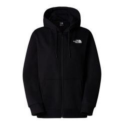 The North Face Bluza Simple Dome Full Zip Nf0A89Ewjk3. Czarne bluzy damskie The North Face, bez wzorów, bez ramiączek, bez kaptura. Za 329.99 zł.