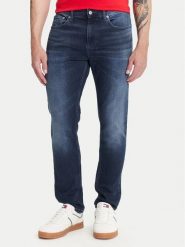 Tommy Jeans Jeansy Austin DM0DM21901 Granatowy Slim Fit. Niebieskie jeansy męskie Tommy Jeans, z bawełny. Za 409.99 zł.