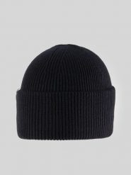 4F Czapka zimowa damska - czarna Uniwersalny. Czarne czapki damskie 4F, na zimę, bez wzorów, z dzianiny, biznesowe. Za 49.99 zł.